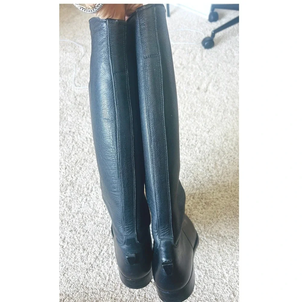 Vintage Lee Kee Kowloon Men's Leather Riding Boots 18